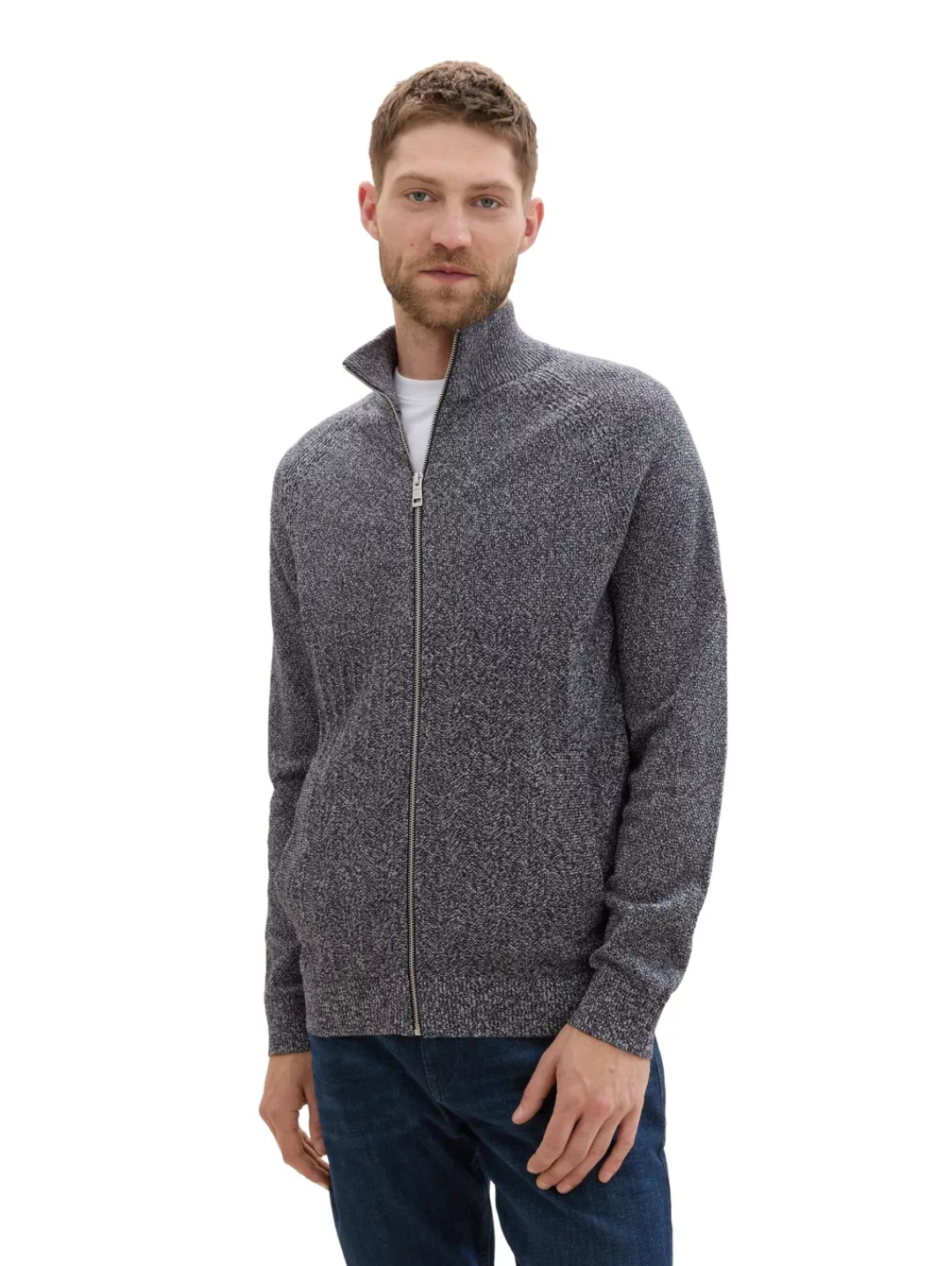 TOM TAILOR Strickjacke, mit Reißverschluss günstig online kaufen