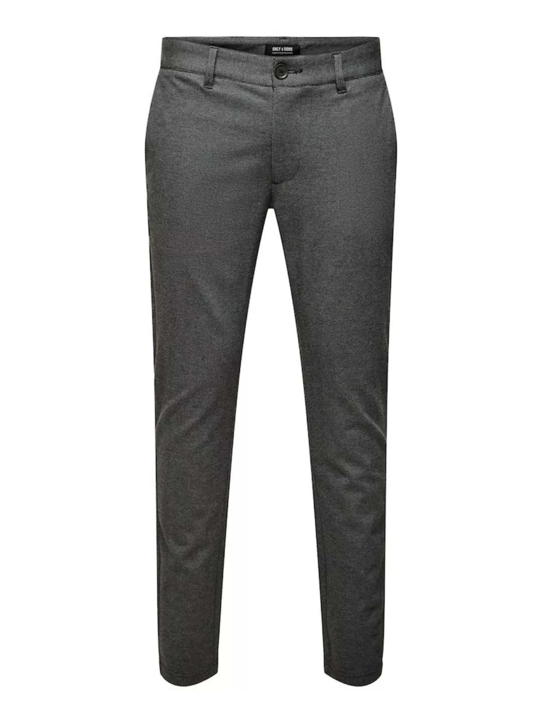 Only & Sons Herren Chino Hose ONSMARK 2911 - Slim Fit - Schwarz günstig online kaufen