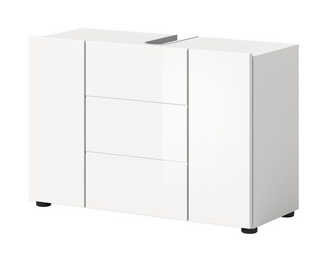 Inn.Furn Waschbeckenunterschrank Larik (Badschrank in weiß, Breite 80 cm) H günstig online kaufen