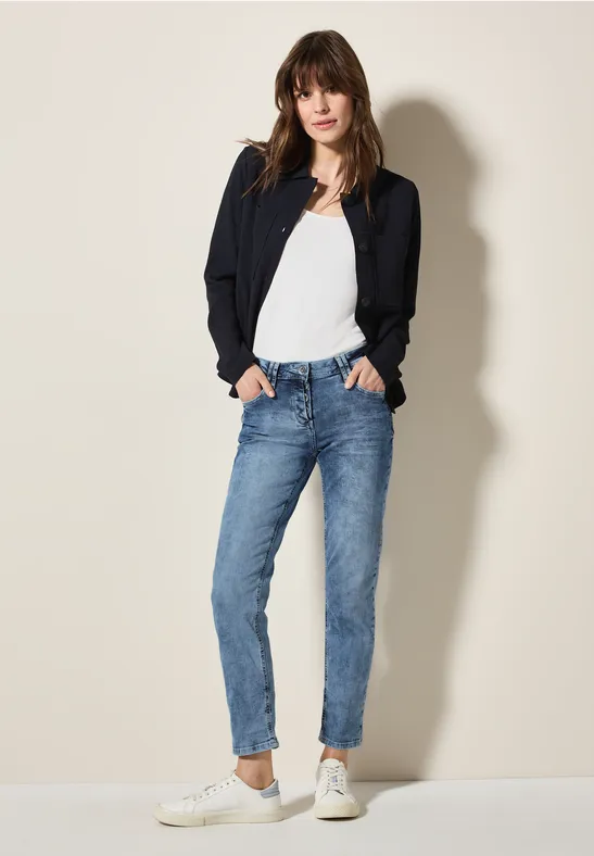 Cecil Slim-fit-Jeans, High Waist günstig online kaufen