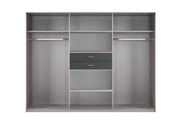 freiraum Drehtürenschrank Dillingen in GRAPHIT - 270x208x58cm (BxHxT) günstig online kaufen