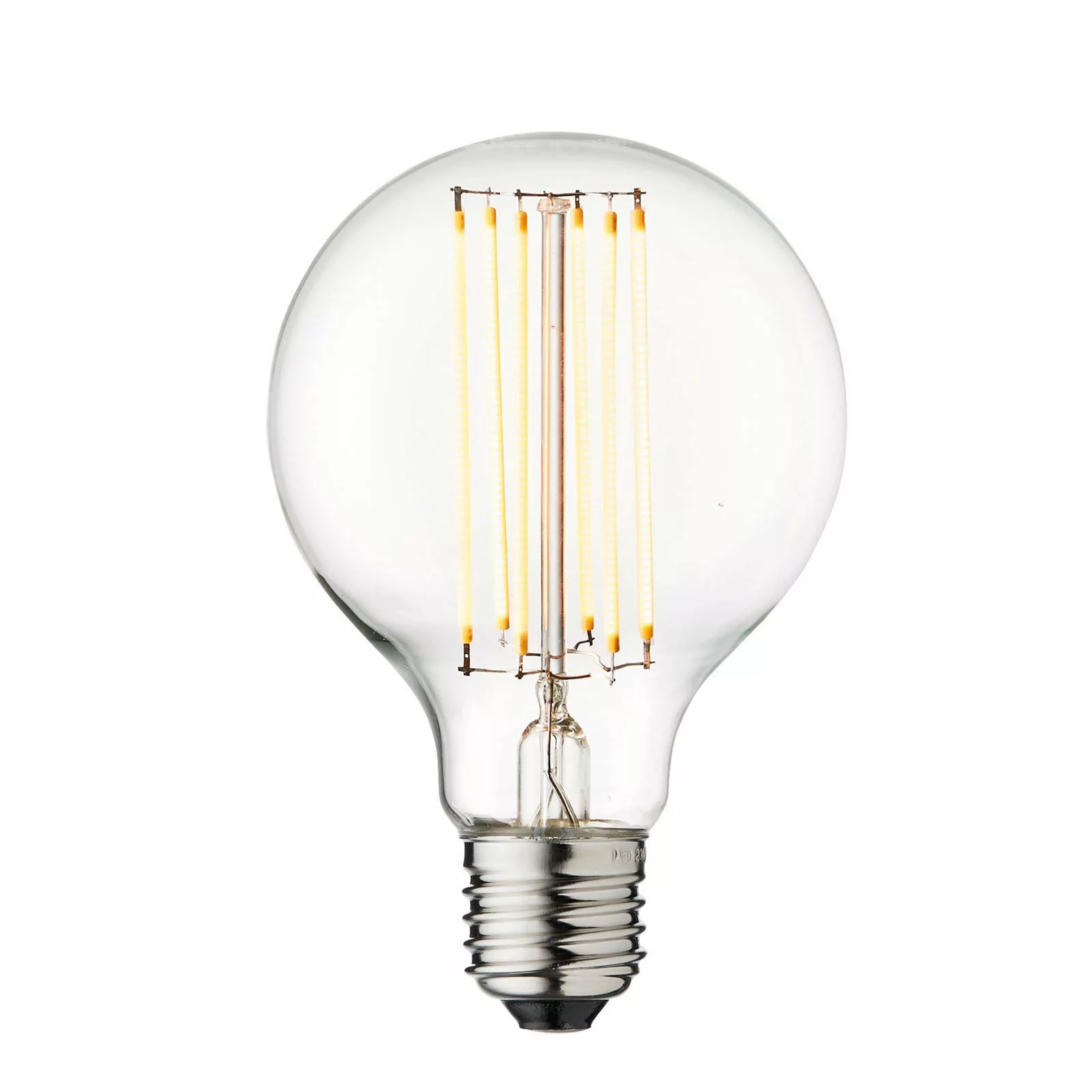 LED-Leuchtmittel Globe, E27, Ø 8 cm, 3,5 W, 2.200 K, dimmbar günstig online kaufen