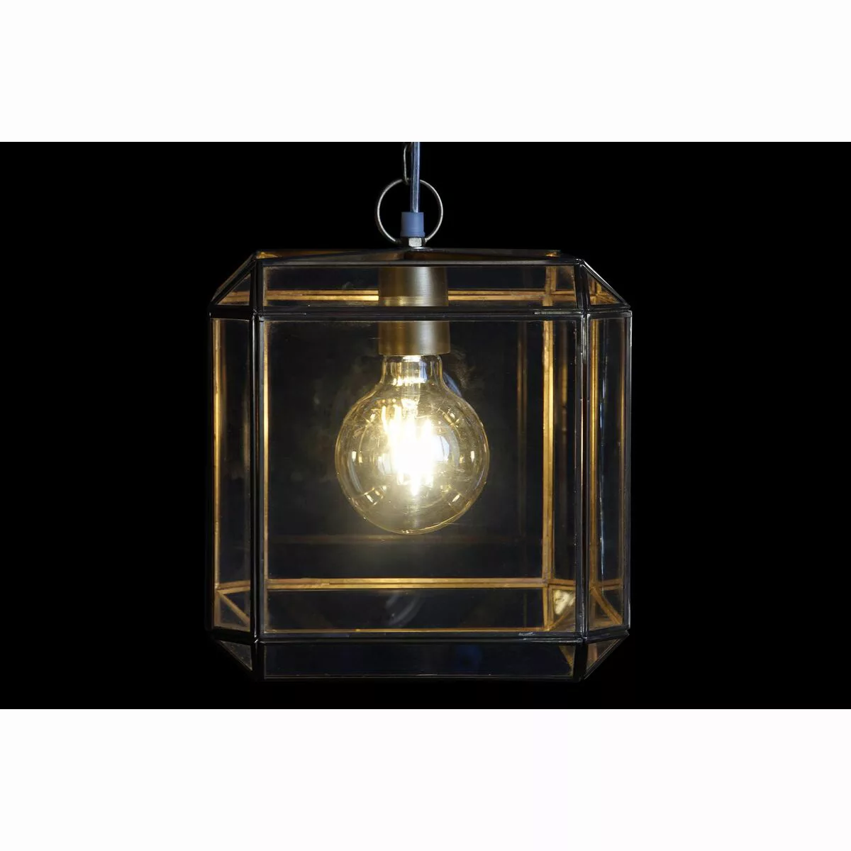 Deckenlampe Dkd Home Decor Kristall Golden Durchsichtig Messing 50 W (25 X günstig online kaufen