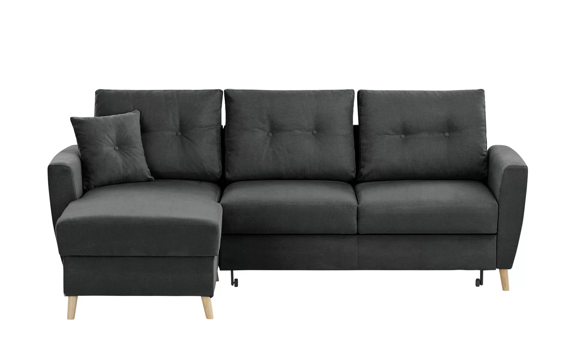 Ecksofa  Carla ¦ grau ¦ Maße (cm): B: 230 H: 93 T: 159 Polstermöbel > Sofas günstig online kaufen