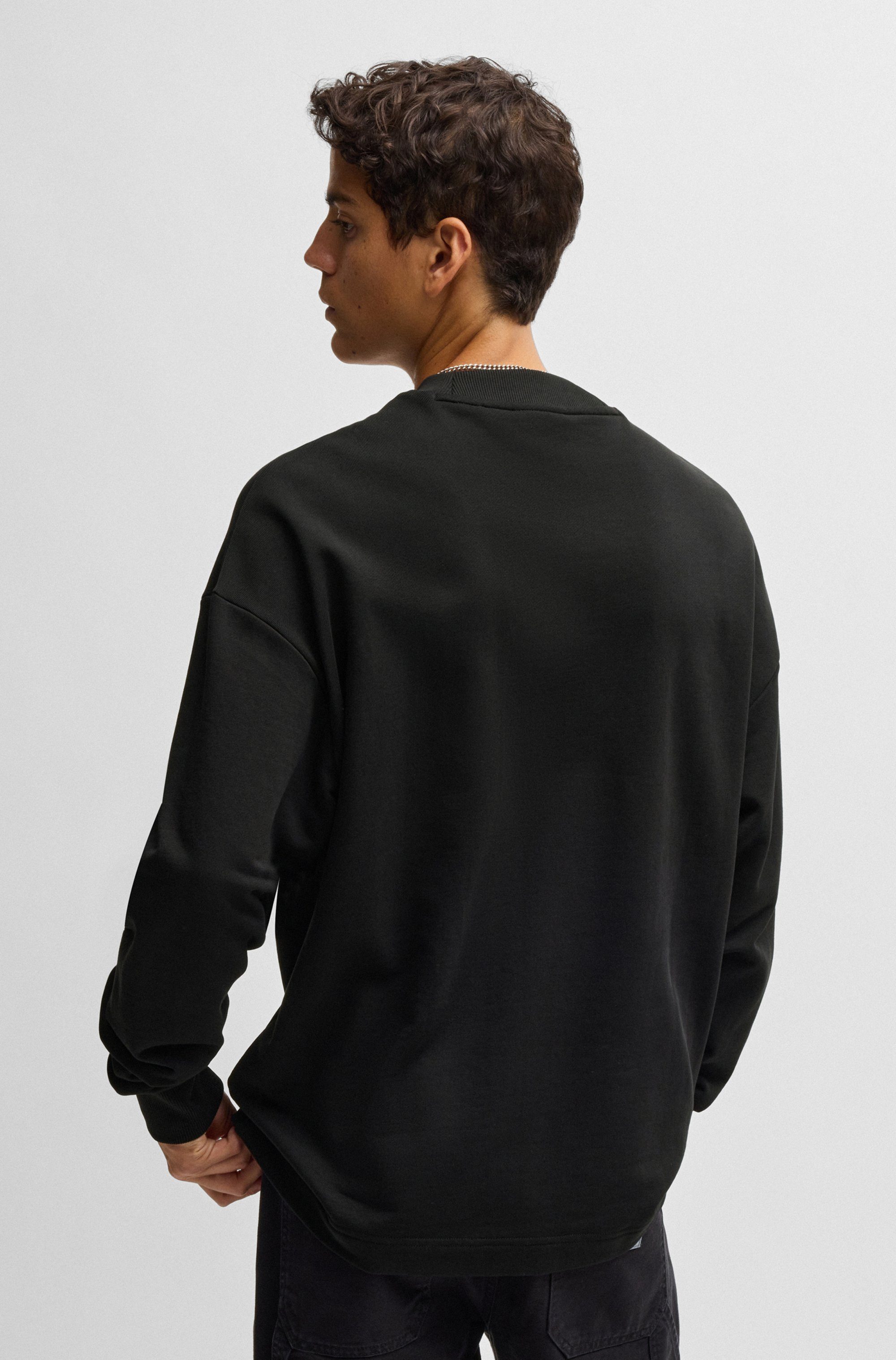 HUGO Blue Sweatshirt Nedro mit Logo-Patch günstig online kaufen