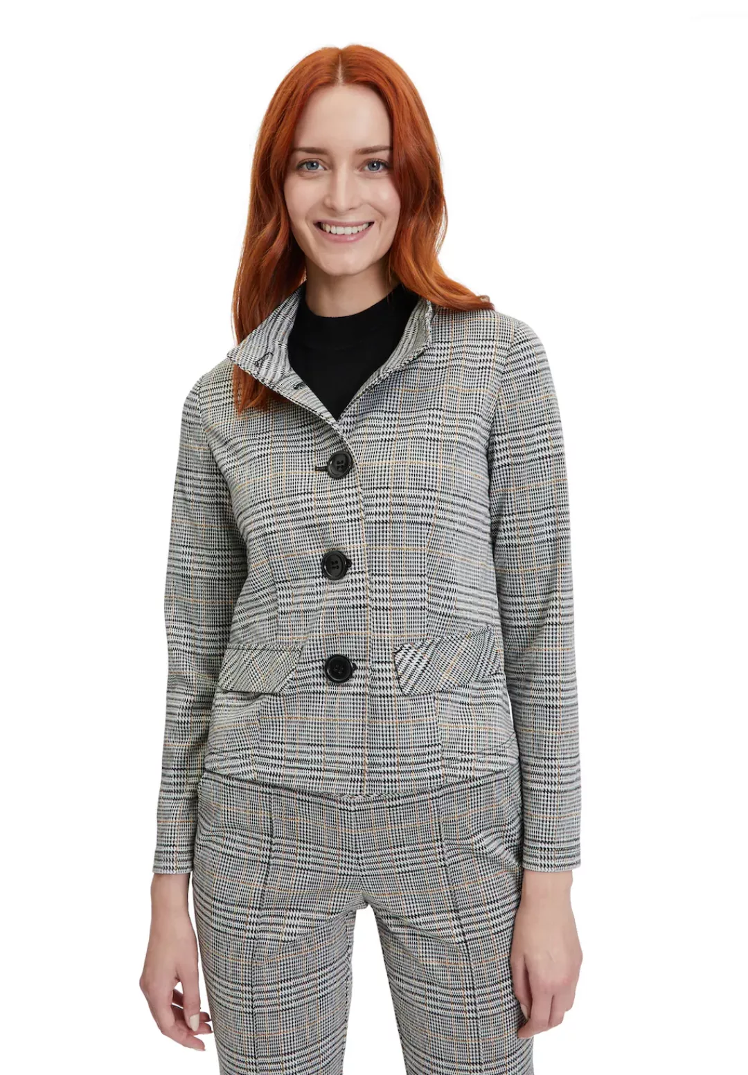 Betty Barclay Jackenblazer "Betty Barclay Blazer-Jacke mit Stehkragen", Mus günstig online kaufen