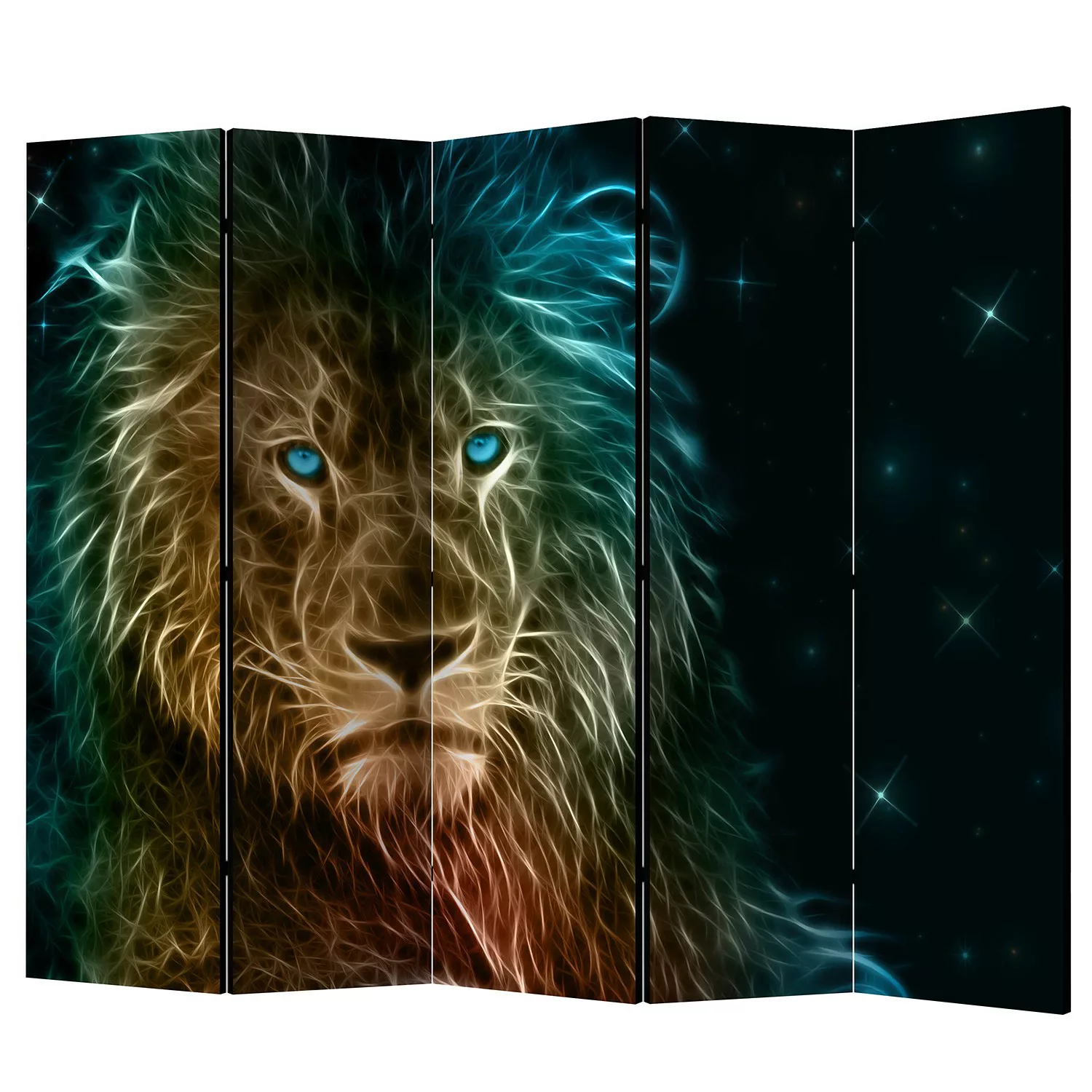 home24 Paravent Abstract Lion günstig online kaufen