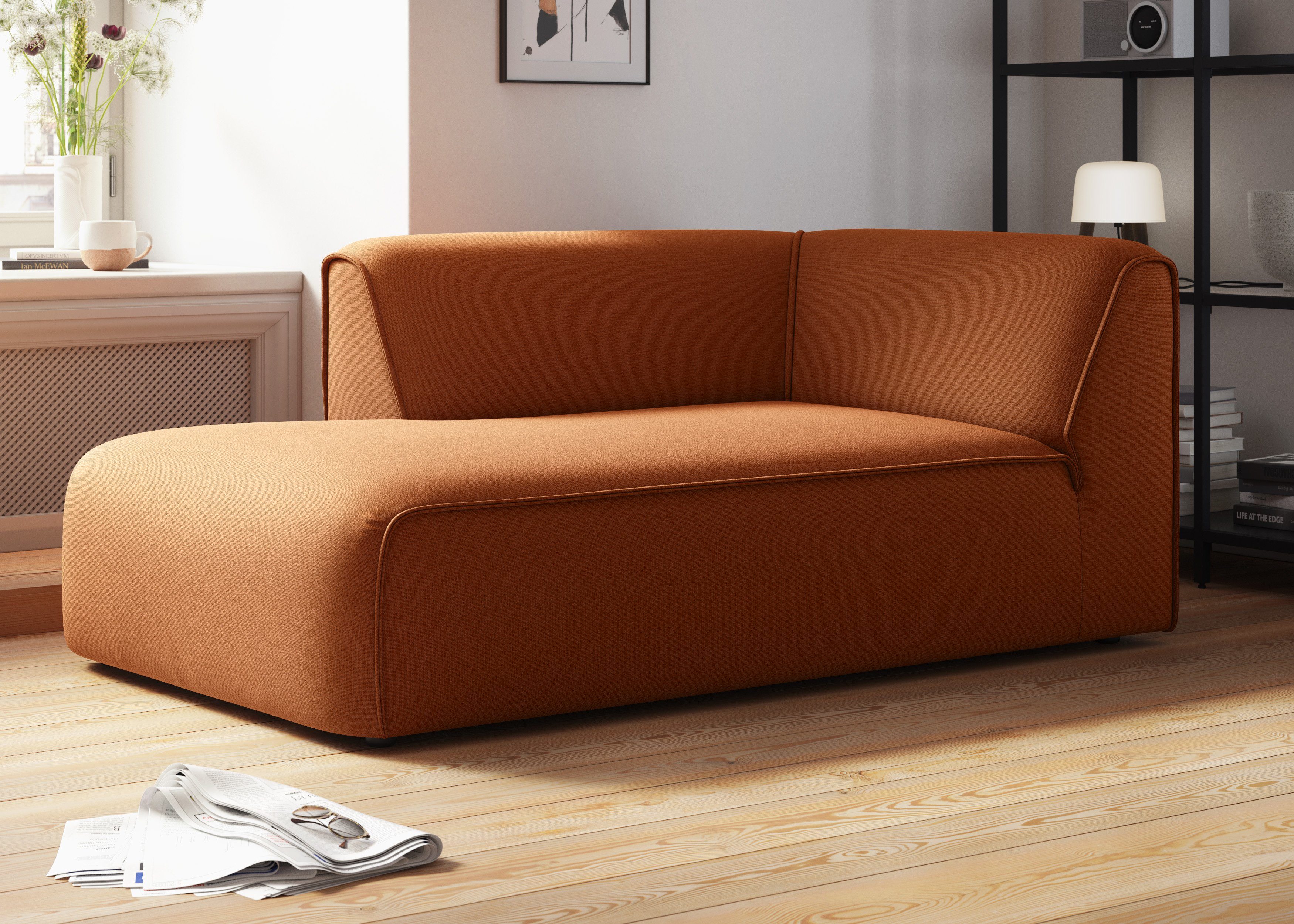 RAUM.ID Ottomane "Merid Chaiselongue, Maße B/T/H: 100/162/70 cm", als Modul günstig online kaufen