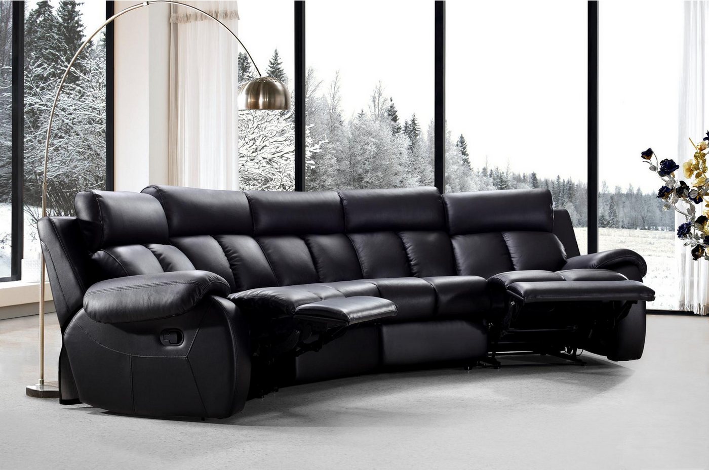 Salottini Ecksofa SOFORT LIEFERBAR Recliner Kinosofa Pedro Kino Sofa Ecksof günstig online kaufen