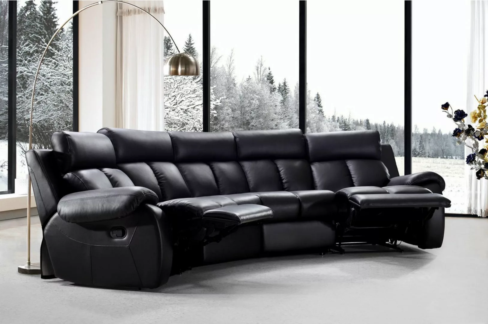 Salottini Ecksofa Modernes Recliner Kinosofa Pedro Kino Sofa Ecksofa, 3 Tei günstig online kaufen