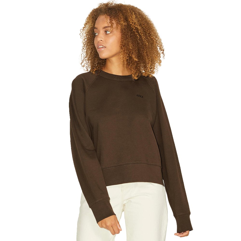 Jjxx Caitlyn Oversize Time Pullover L Demitasse / Detail Emb Black günstig online kaufen