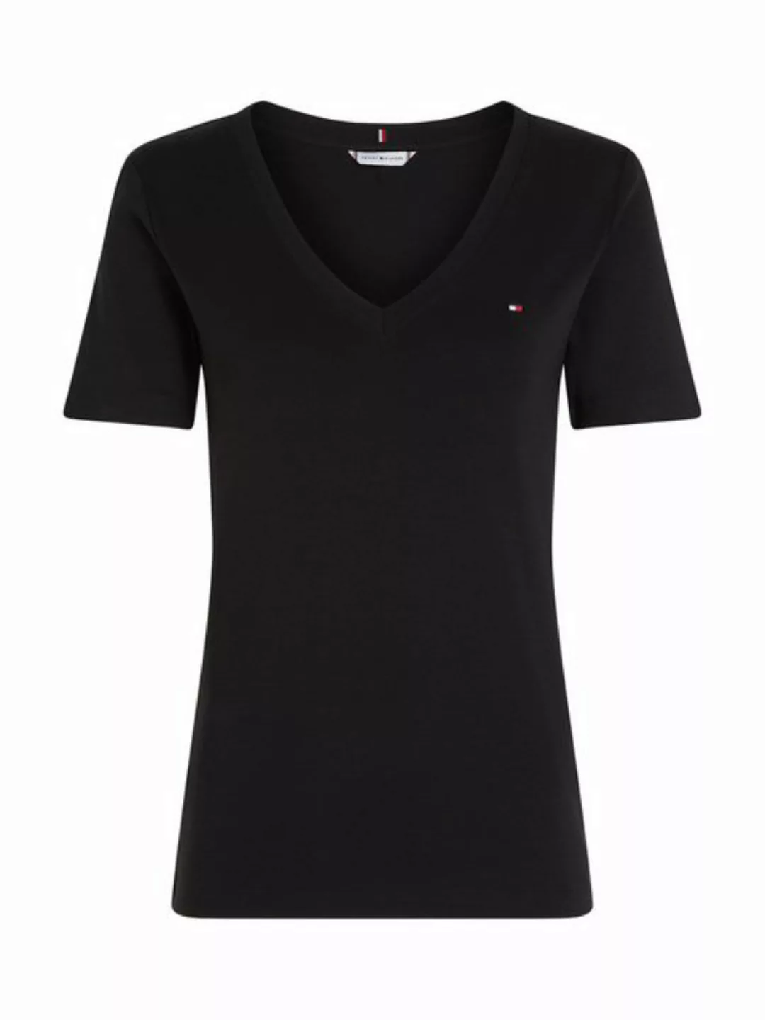 Tommy Hilfiger T-Shirt mit Logostickerei günstig online kaufen