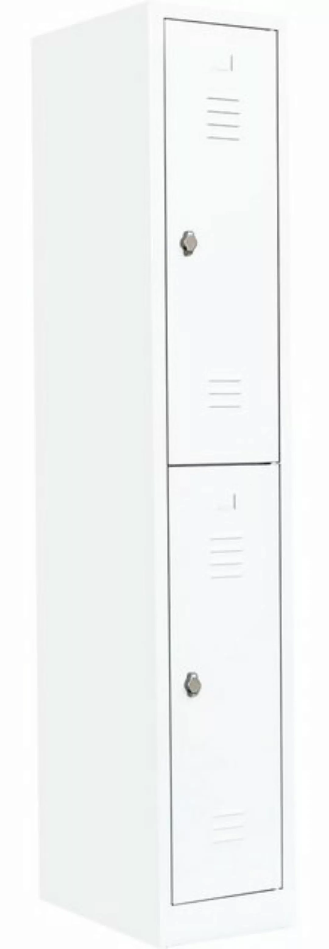 Steelboxx Spind Lüllmann® Garderobenschrank, 1 Abteil doppelstöckig, H 1800 günstig online kaufen