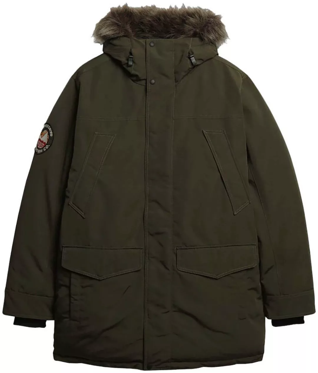 Superdry Parka "EVEREST FAUX FUR PARKA JACKET", mit Kapuze günstig online kaufen