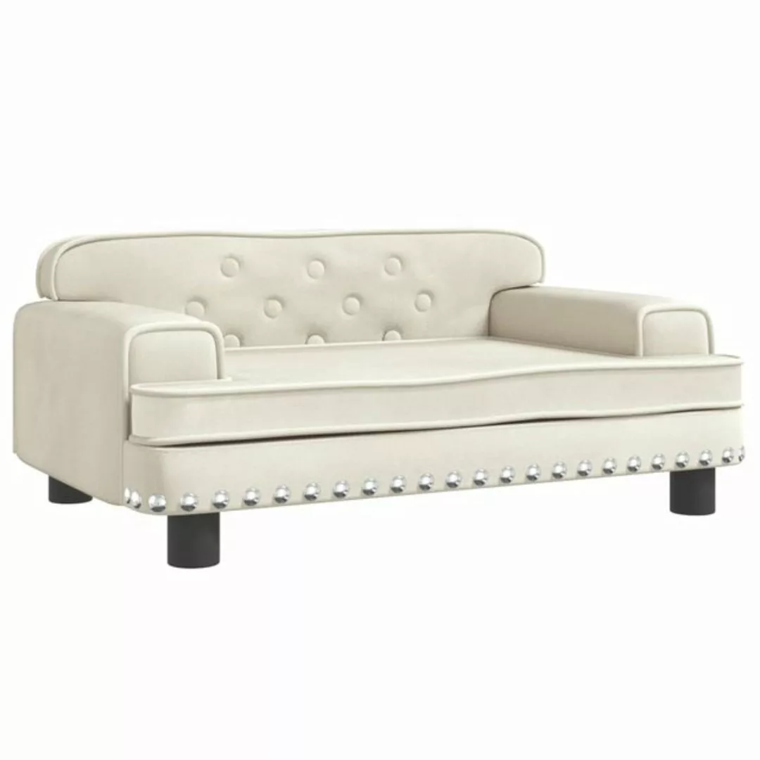 vidaXL Kindersofa Kindersofa Dunkelgrau 70x45x30 cm Samt Kindercouch Kinder günstig online kaufen