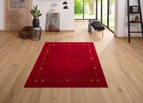 my home Wollteppich »Felia«, rechteckig, 12 mm Höhe, reine Wolle, handgeweb günstig online kaufen