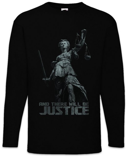 Urban Backwoods Langarmshirt Justitia I Langarm T-Shirt And There Will Be J günstig online kaufen