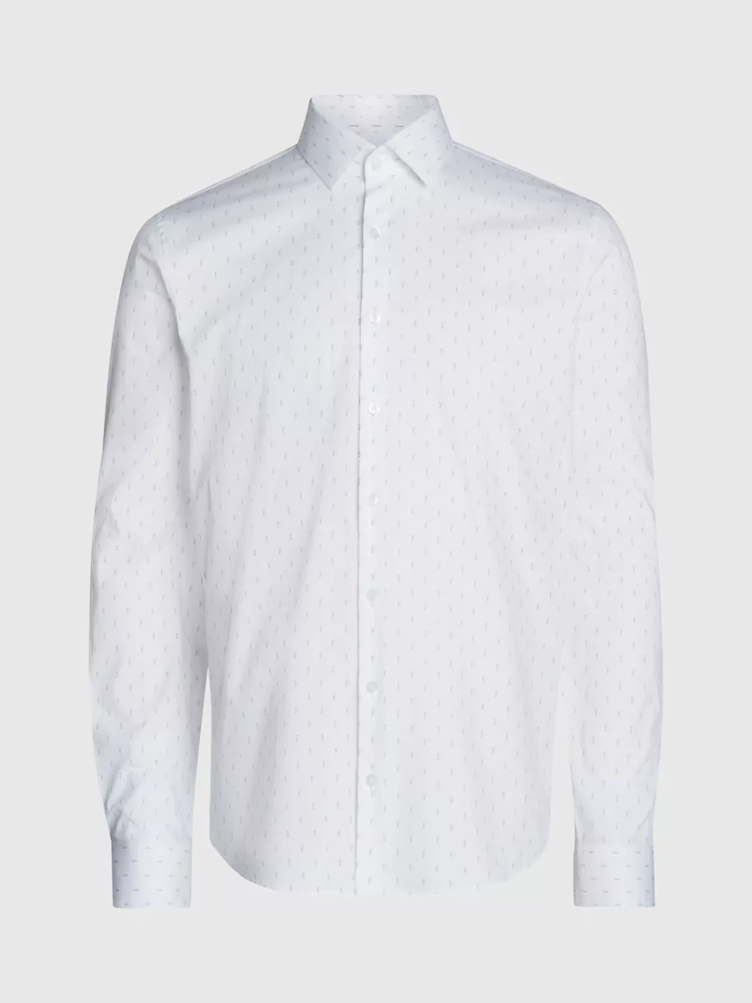 Calvin Klein Langarmhemd POPLIN LEAF PRINT SLIM SHIRT günstig online kaufen