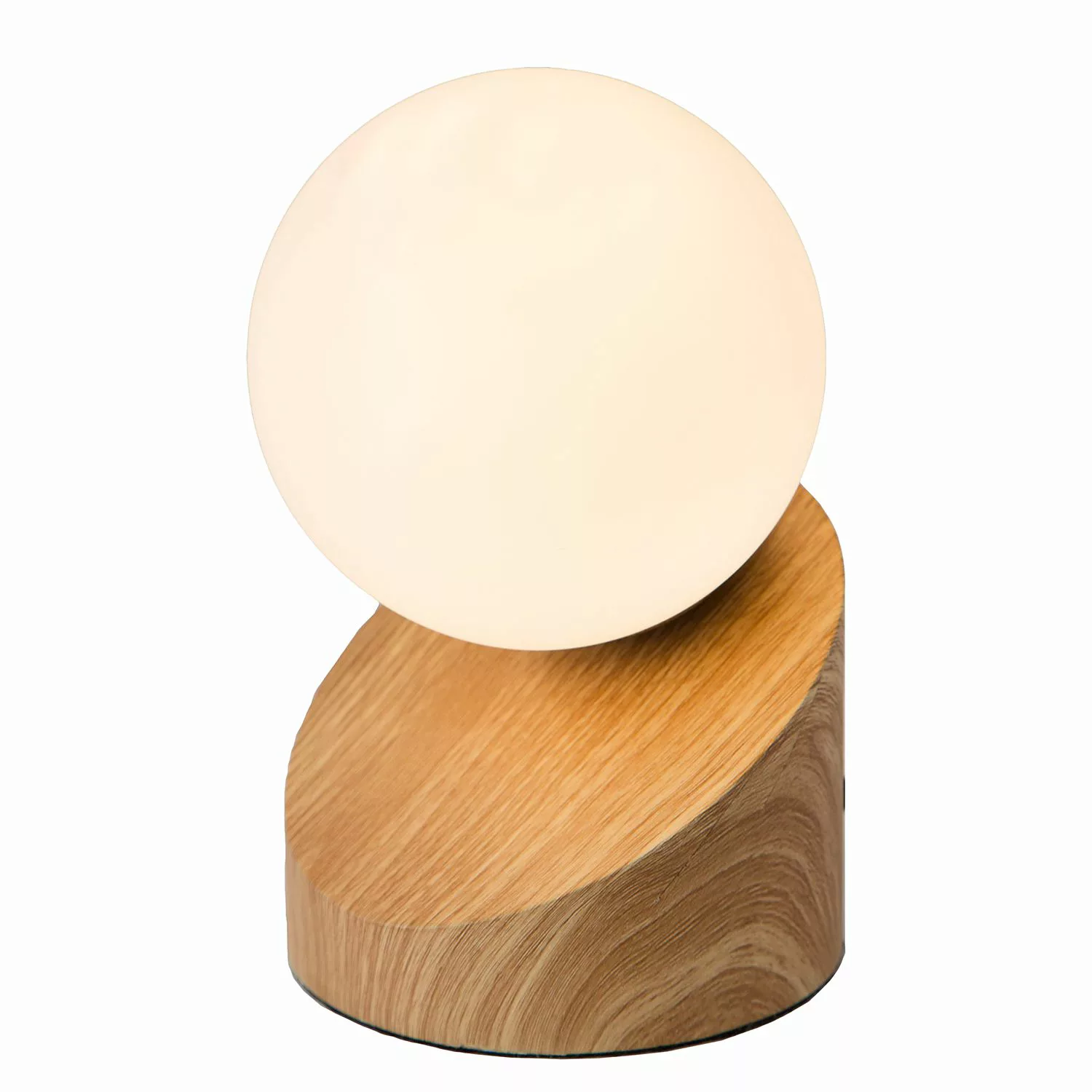Tischleuchte, Betonoptik mit Touchschalter - grau - 16 cm - Lampen & Leucht günstig online kaufen