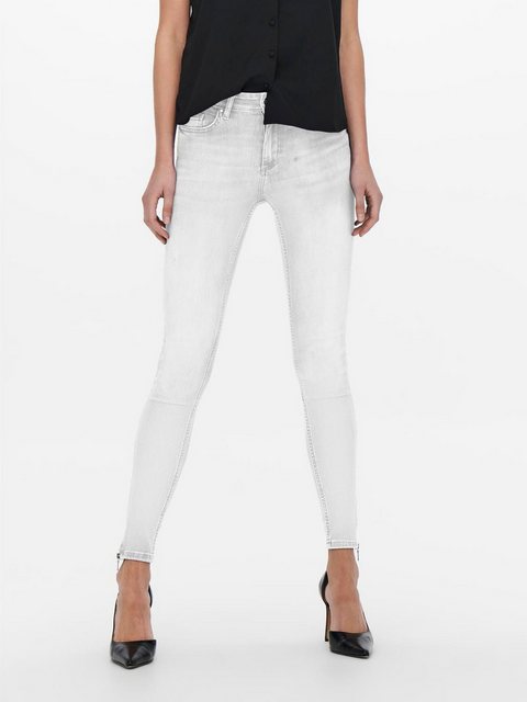 ONLY Skinny-fit-Jeans "ONLBLUSH MID SKINNY ANKLE ZIP DNM BOX" günstig online kaufen