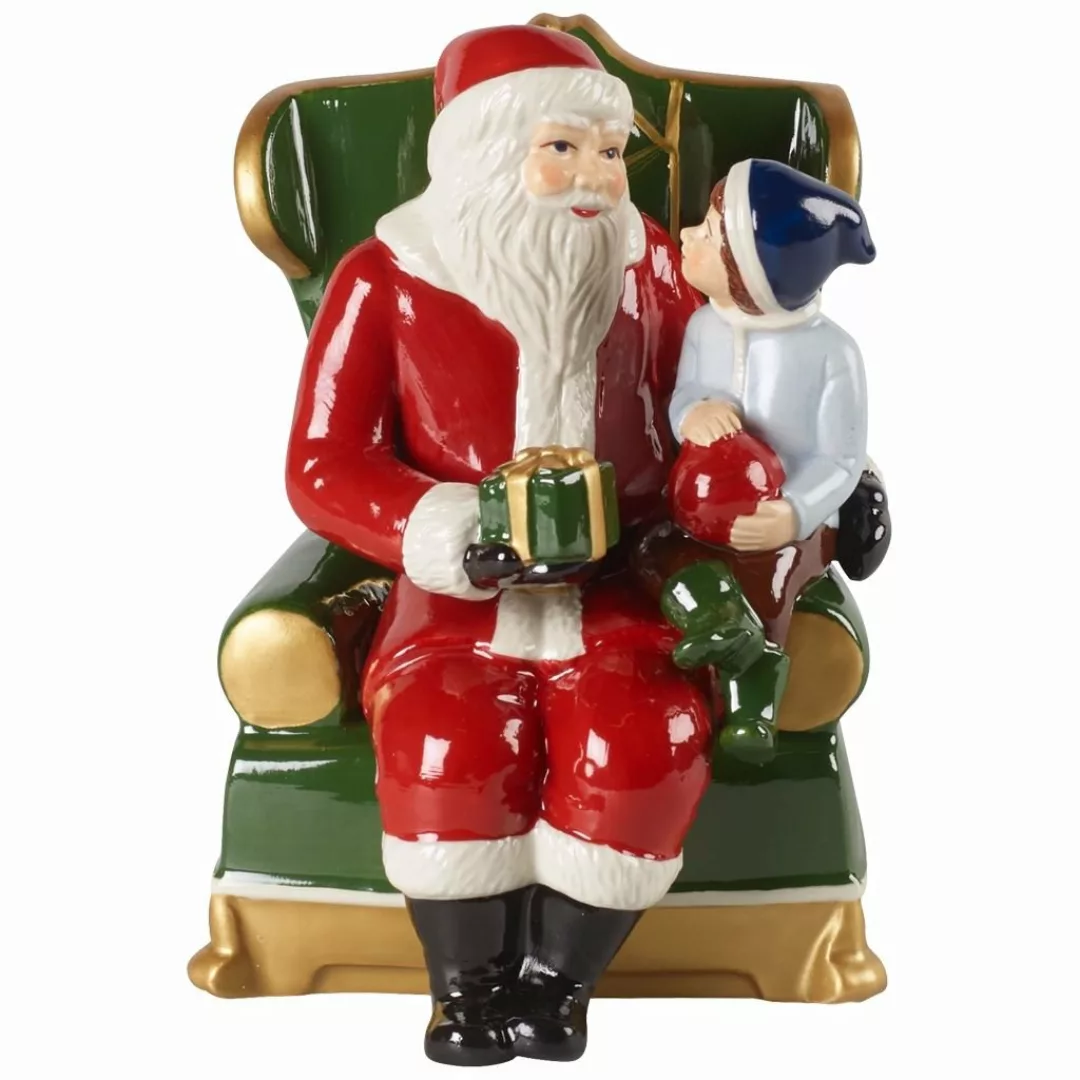 Villeroy & Boch Christmas Toys Christmas Toys Santa auf Sessel (mehrfarbig) günstig online kaufen