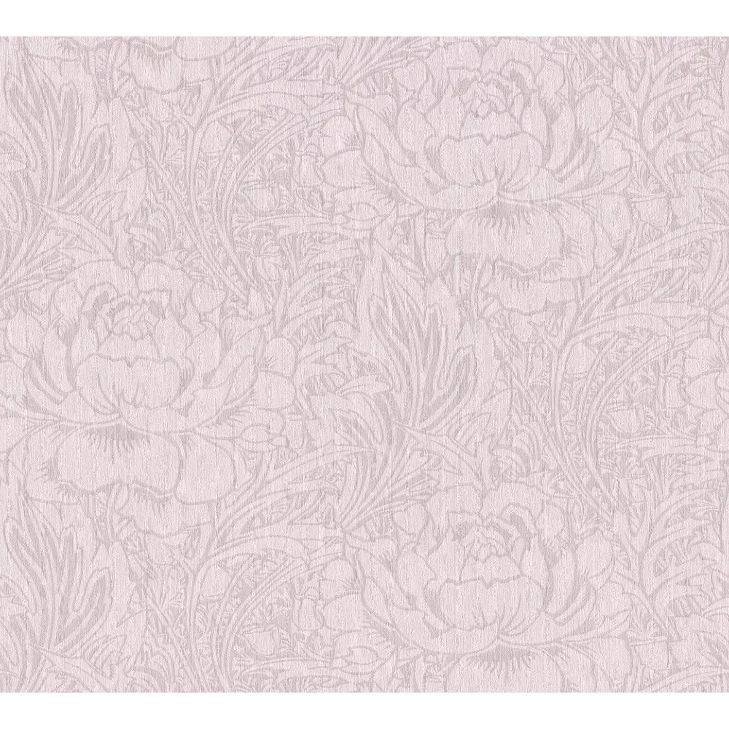 Bricoflor Taupe Tapete mit Rosen Blumen Vliestapete in Grau Beige Ideal für günstig online kaufen