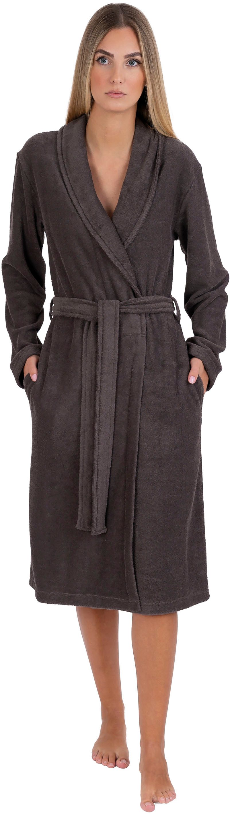 Wewo fashion Damenbademantel "4030", (1 St.), leicht und weich günstig online kaufen