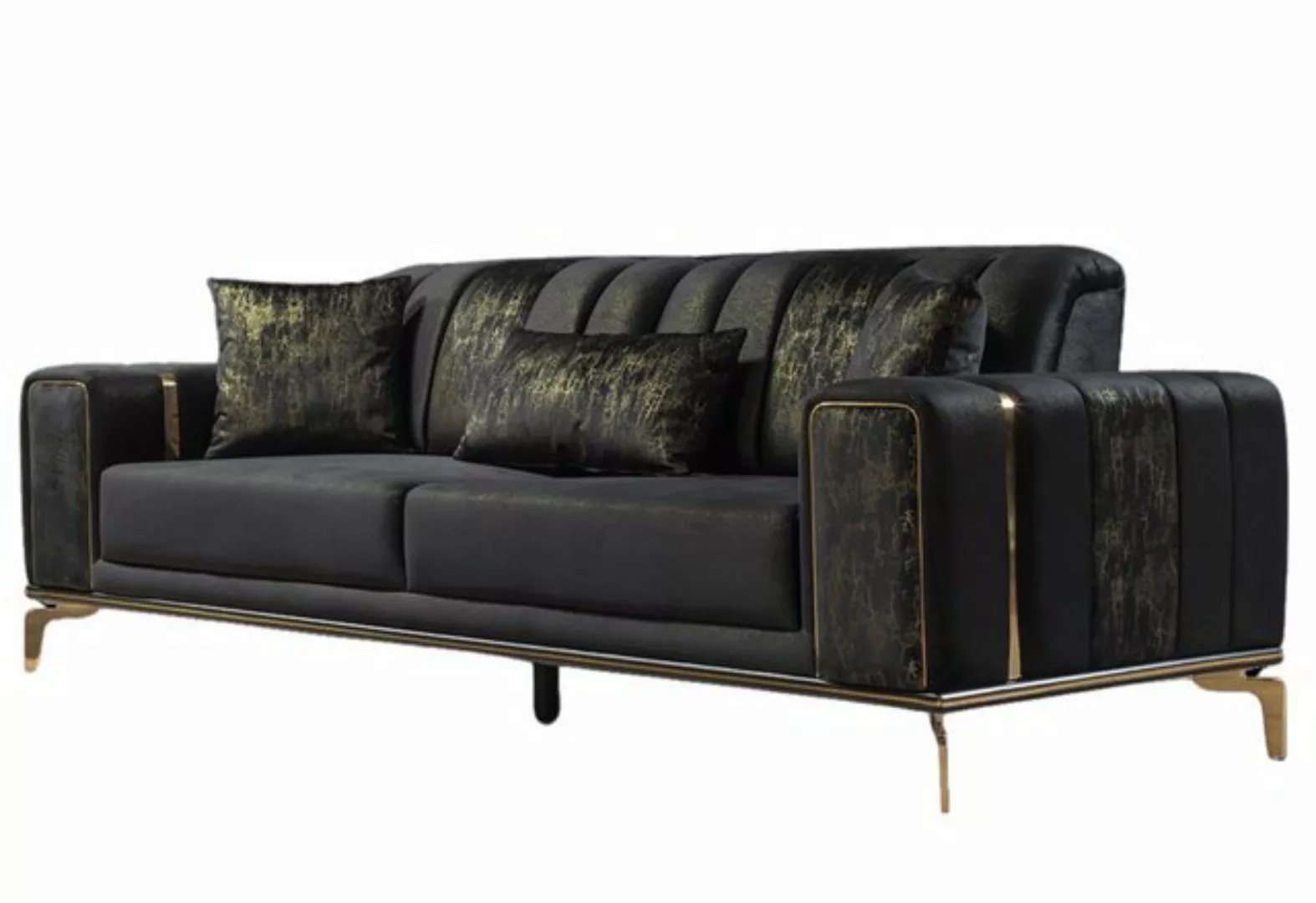 Villa Möbel Sofa Pablo, Set, mit Relax-/Bettfunktion durch umklappbare Rück günstig online kaufen