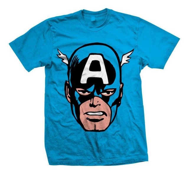 Bravado T-Shirt Marvel Comics Captain America Big Head günstig online kaufen