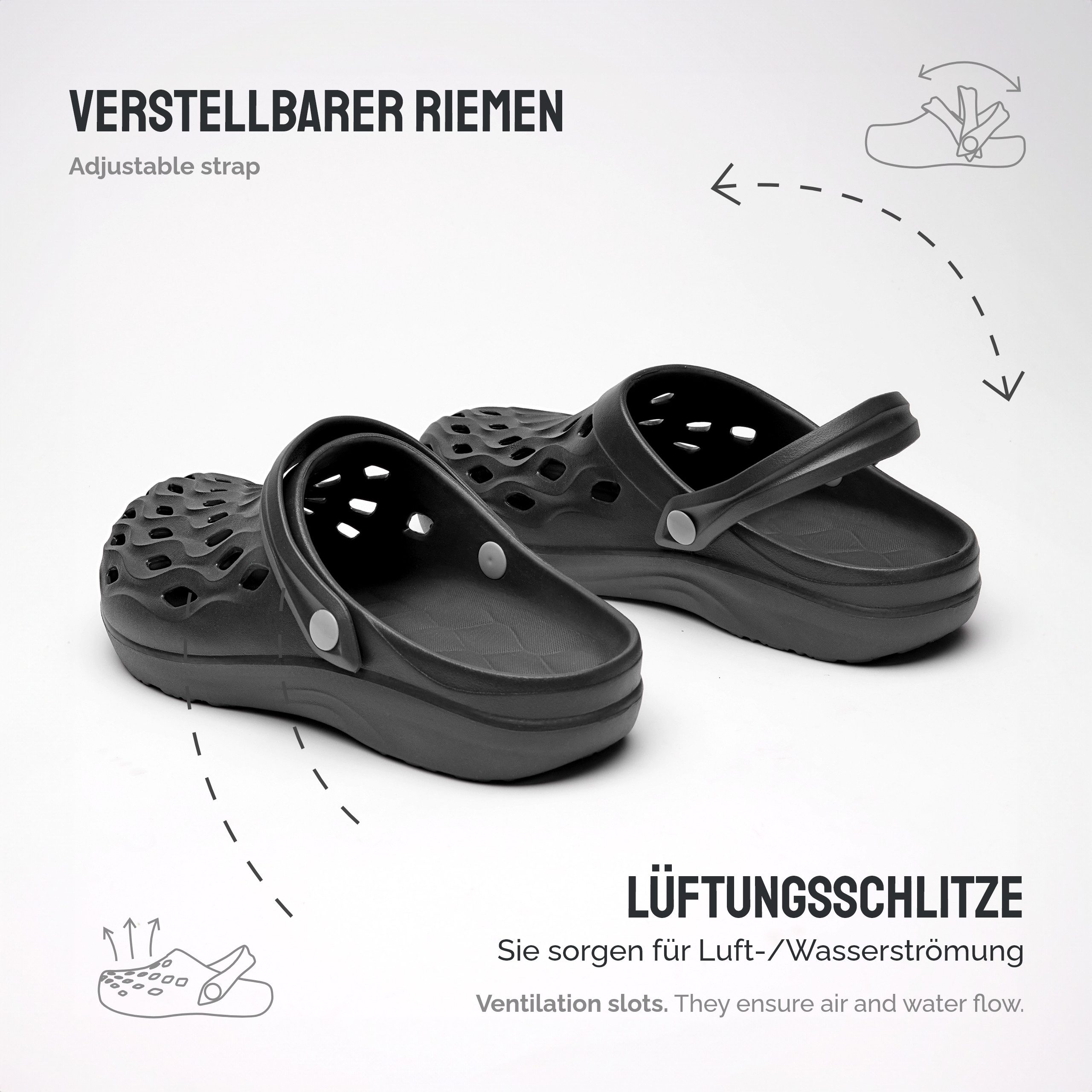 Ladeheid Herren leichte EVA Clogs Gartenclogs günstig online kaufen