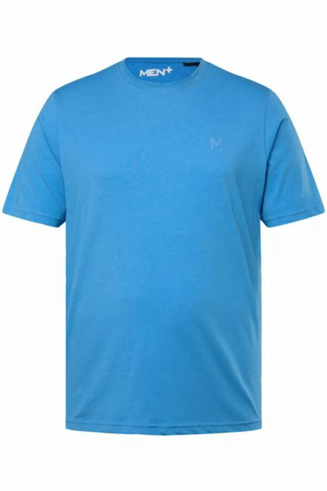 Men Plus T-Shirt Men+ T-Shirt Basic Halbarm Rundhals bis 8 XL günstig online kaufen