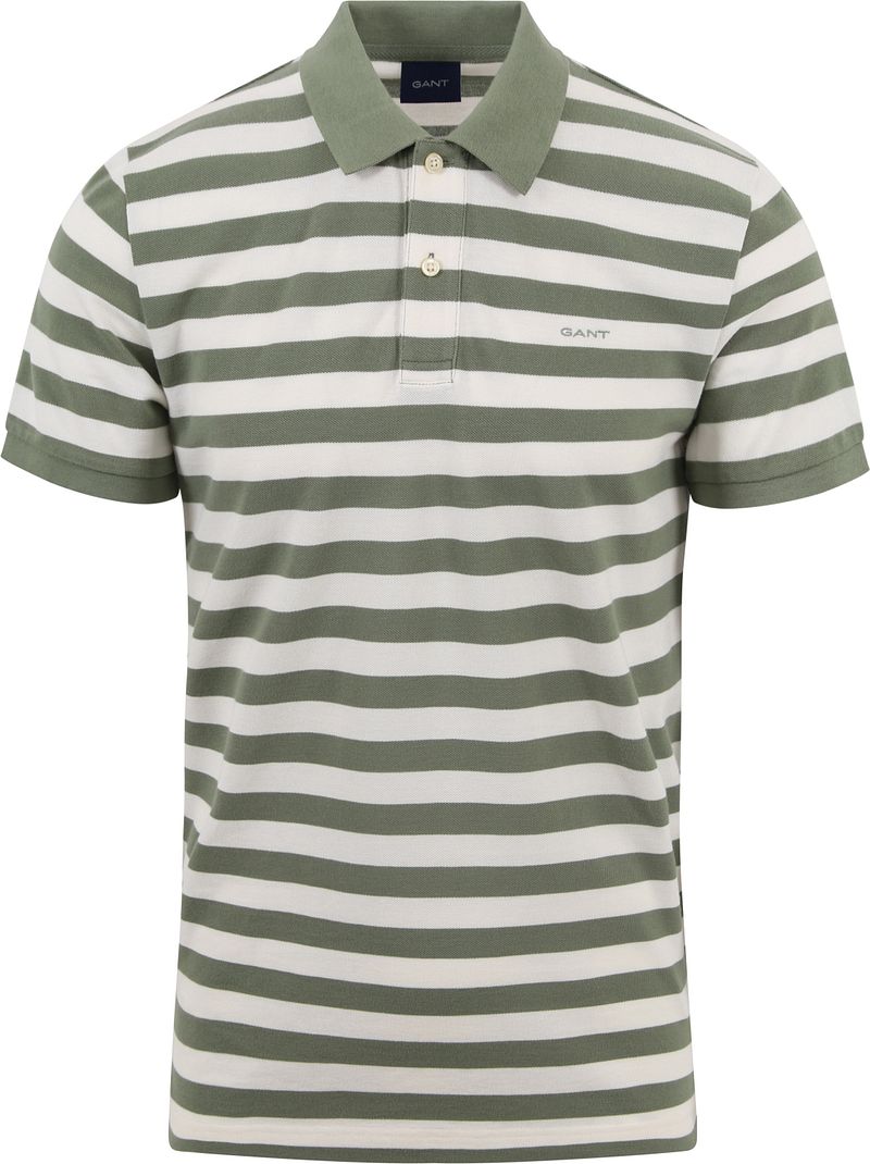 Gant  T-Shirts & Poloshirts Poloshirt Gestreiftes Pique Polo Kurzarmshirt günstig online kaufen