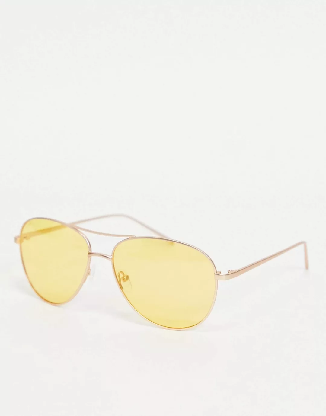 Pilgrim – Polly – Vergoldete Sonnenbrille-Goldfarben günstig online kaufen