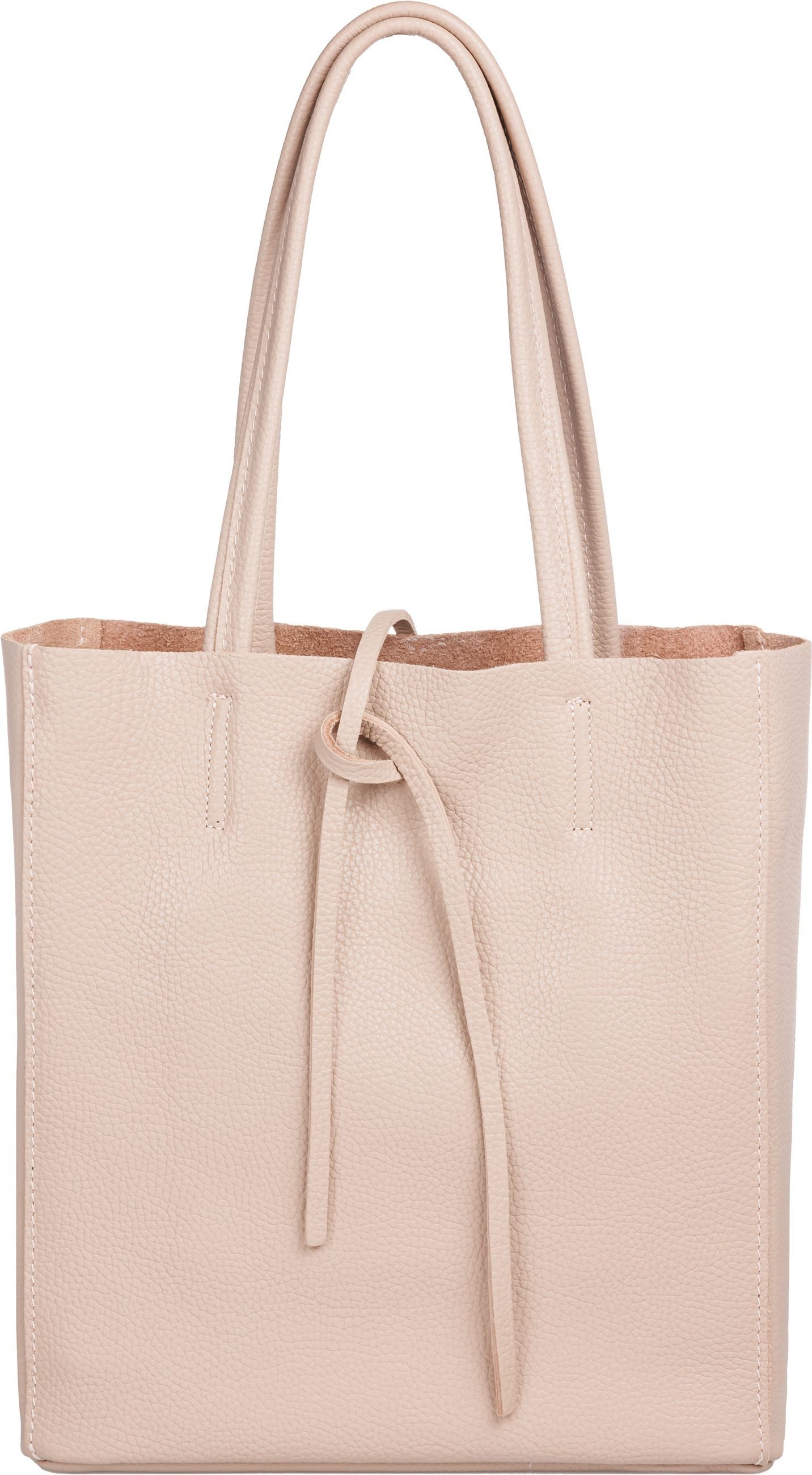 Caspar Schultertasche Mittelgroße Leder Shopper Damen günstig online kaufen
