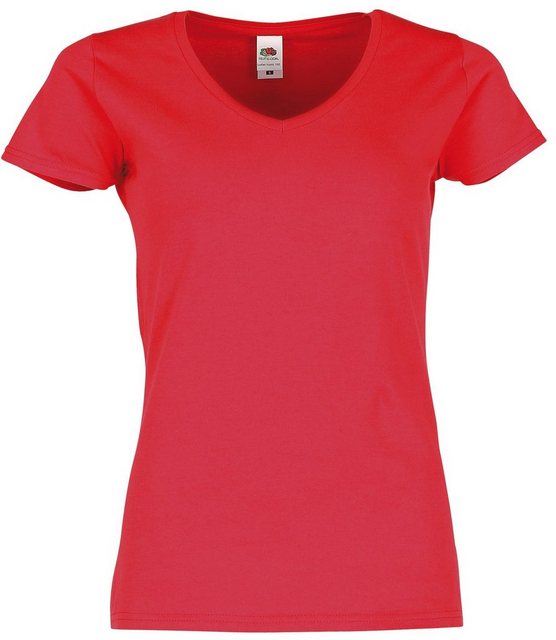 Fruit of the Loom V-Shirt Ladies Iconic 150 V-Neck T-Shirt günstig online kaufen