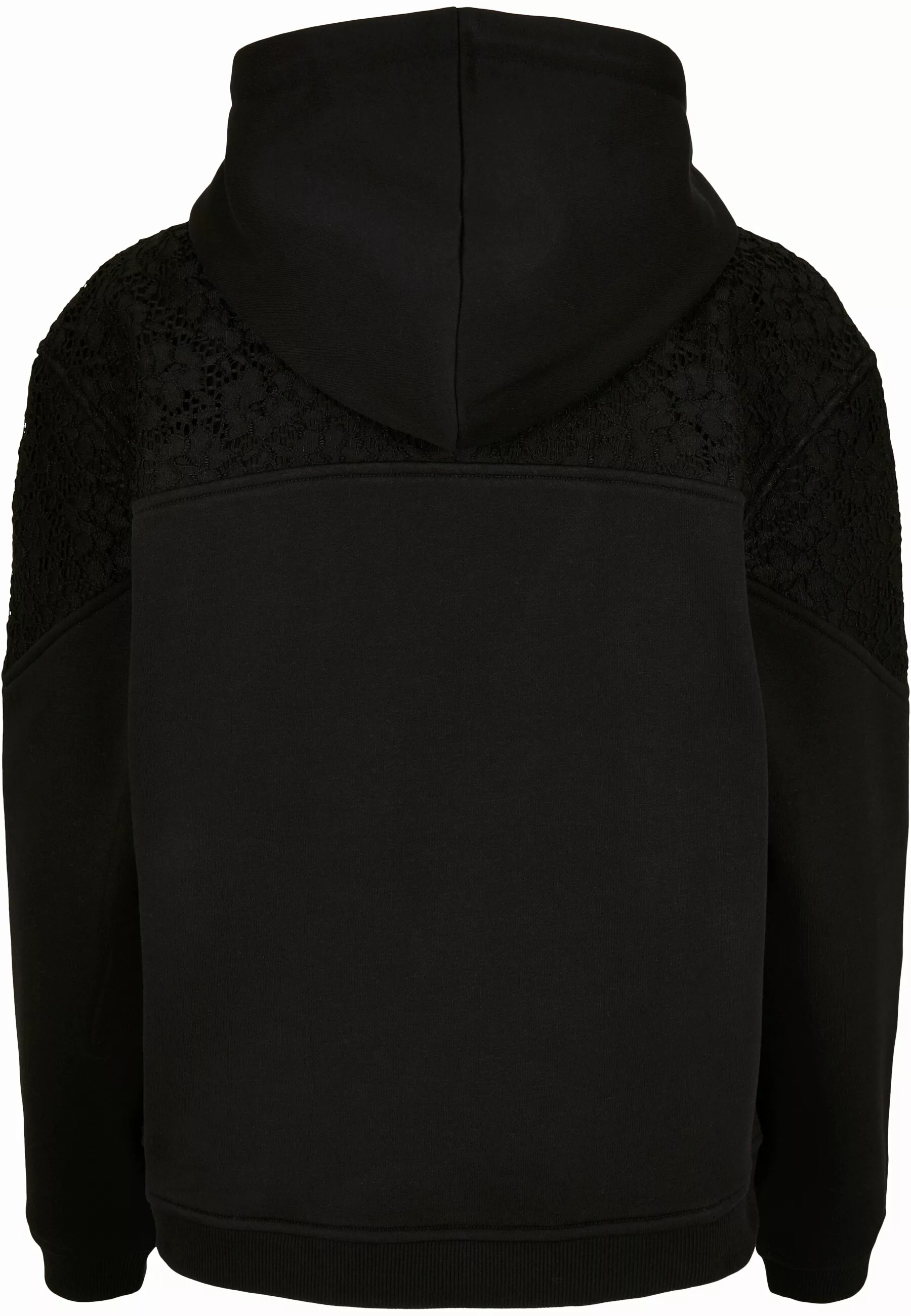 URBAN CLASSICS Kapuzenpullover "Urban Classics Damen Ladies Lace Inset Hood günstig online kaufen