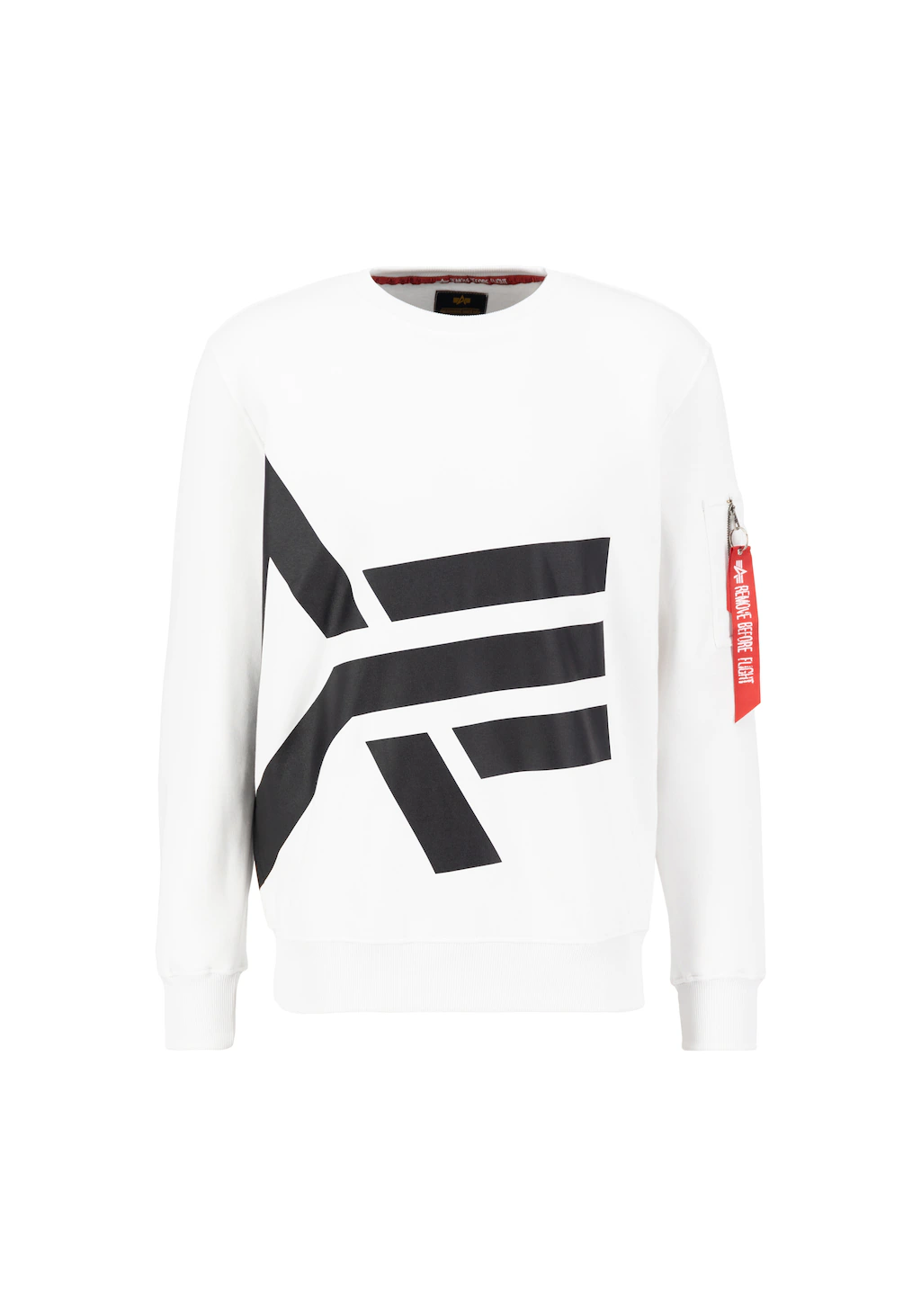 Alpha Industries Sweater "Alpha Industries Men - Sweatshirts Side Logo Swea günstig online kaufen