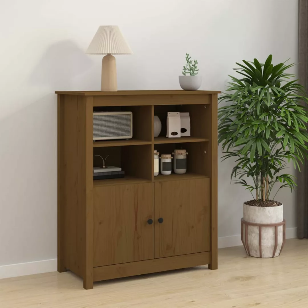 Vidaxl Sideboard Honigbraun 83x41,5x100 Cm Massivholz Kiefer günstig online kaufen