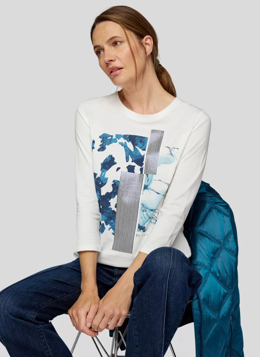 Rabe 3/4-Arm-Shirt mit Print günstig online kaufen