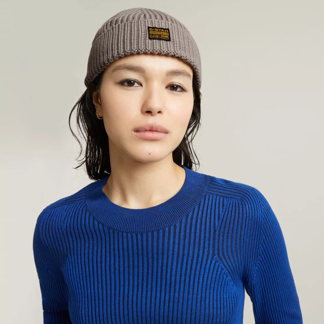 G-STAR Strickmütze "Originals Fisherman Beanie", mit Label günstig online kaufen