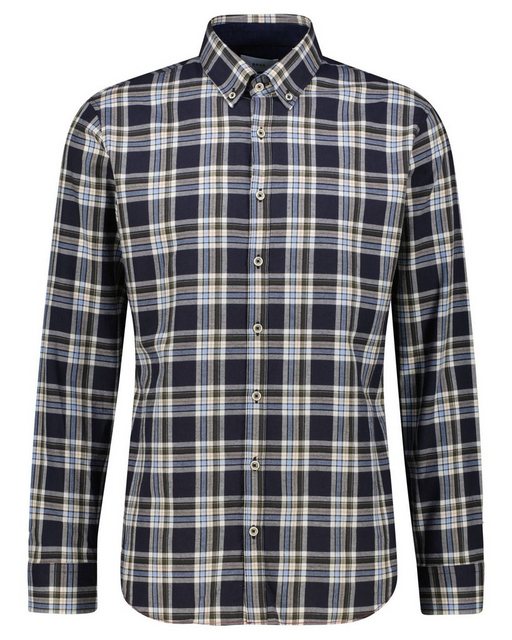 Brax Langarmhemd Herren Flanellhemd DANIEL C Modern Fit Langarm (1-tlg) günstig online kaufen