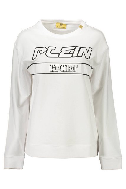 PLEIN SPORT Sweatshirt Weißes Damen-Sweatshirt: Langarm, Rundhals günstig online kaufen