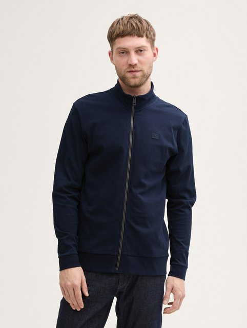 TOM TAILOR Langarmshirt Light Sweatjacke mit Stehkragen günstig online kaufen