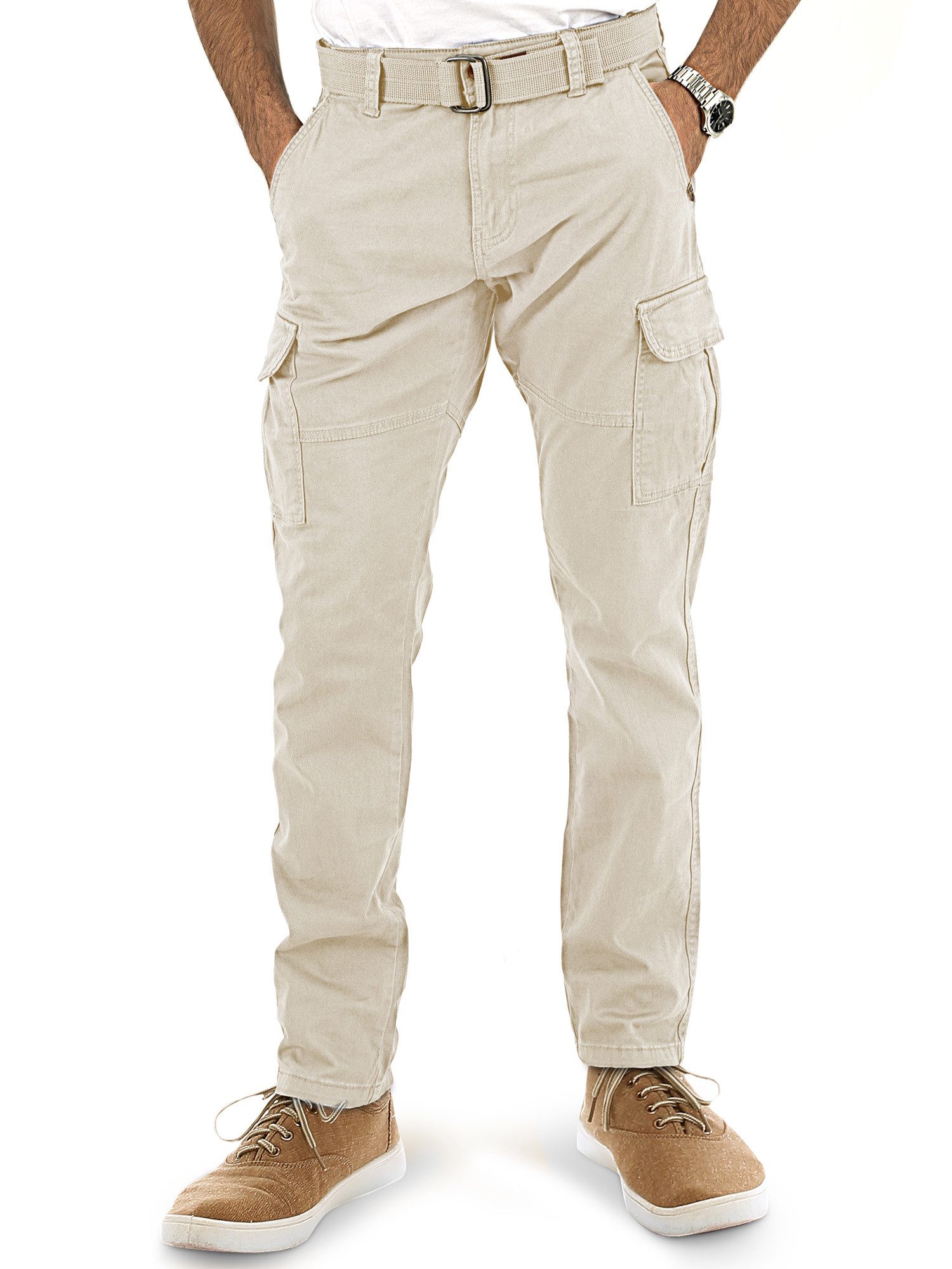 Indicode Cargohose William mit 7 Taschen, günstig online kaufen