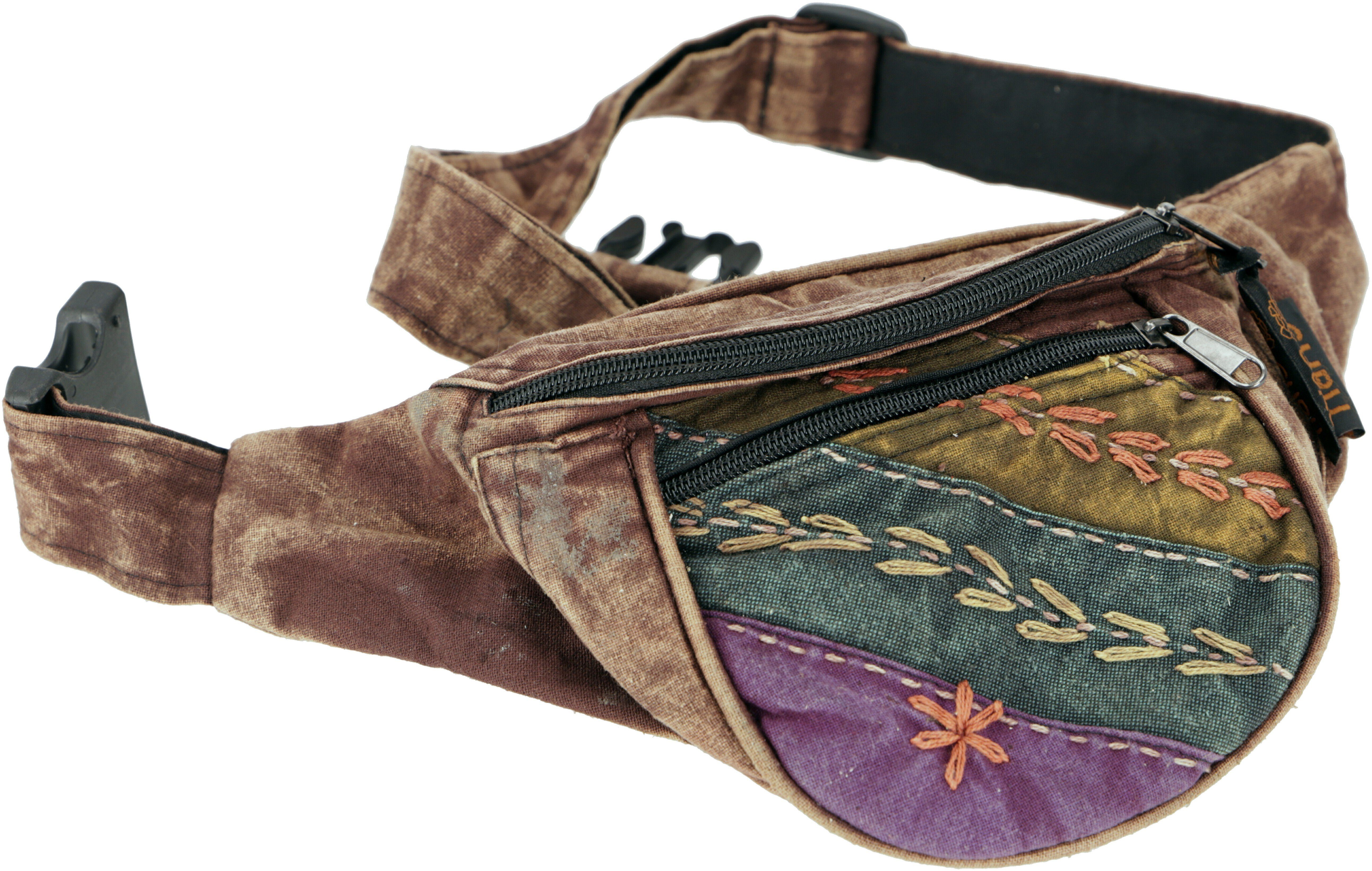 Guru-Shop Gürteltasche Bestickte Ethno Sidebag, Nepal günstig online kaufen