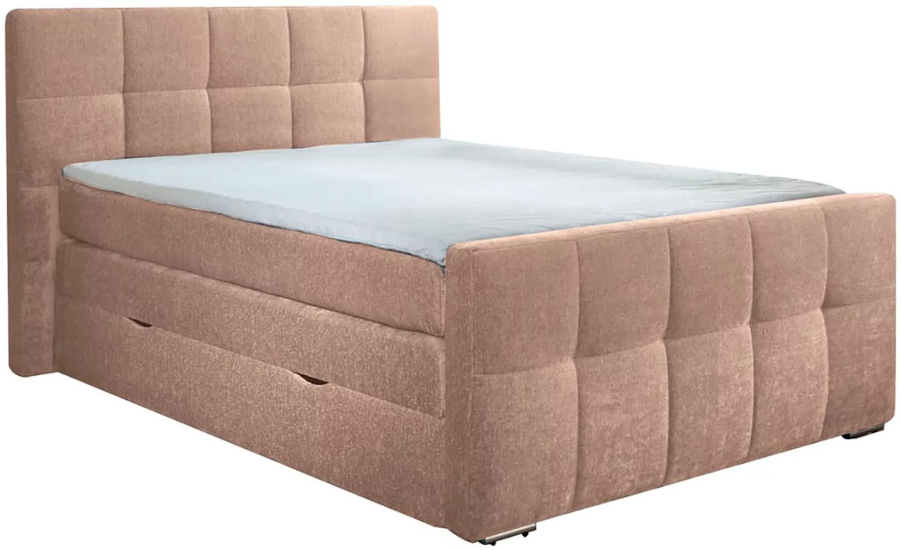 Places of Style Boxspringbett "Rosà", H3/H3, H3/H4, H4/H4 möglich günstig online kaufen