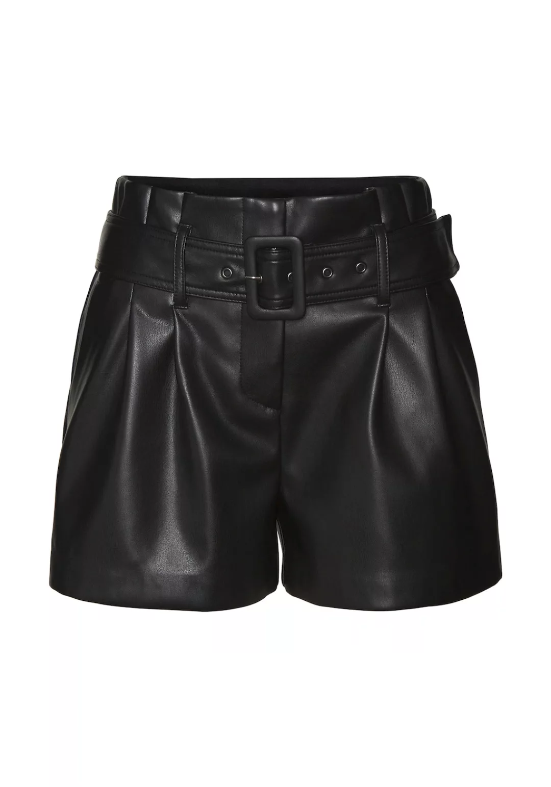 LASCANA Shorts, (mit Gürtel), aus Lederimitat, Kunstleder, festlich elegant günstig online kaufen