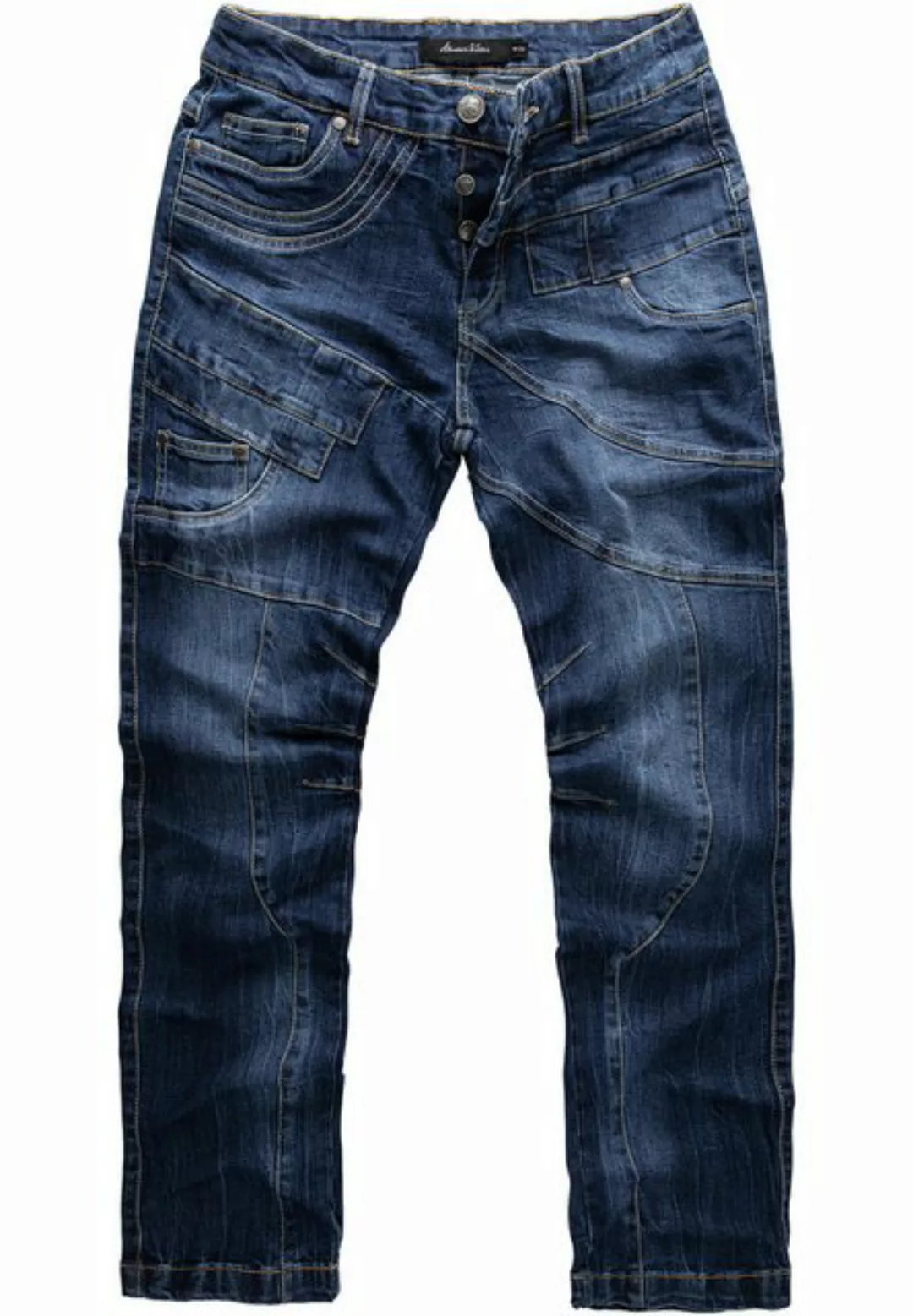 Amaci&Sons Stretch-Jeans KAUAI Regular Slim Jeans Herren Regular Slim Denim günstig online kaufen