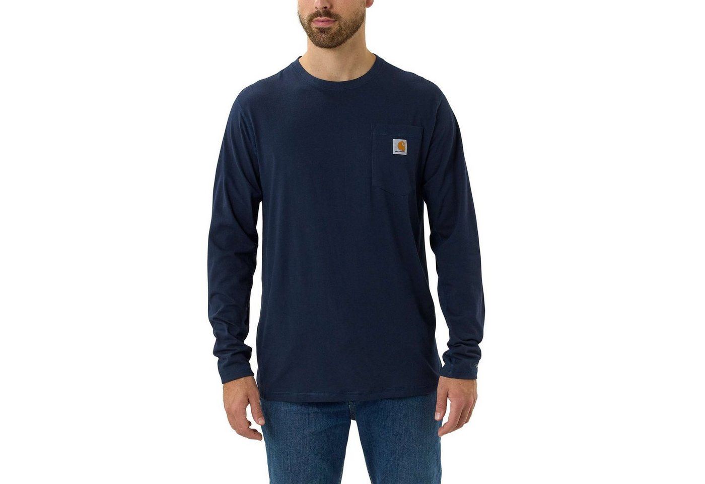 Carhartt Longsleeve Carhartt FORCE FLEX POCKET T-SHIRT L/S 104617 (1-tlg) günstig online kaufen