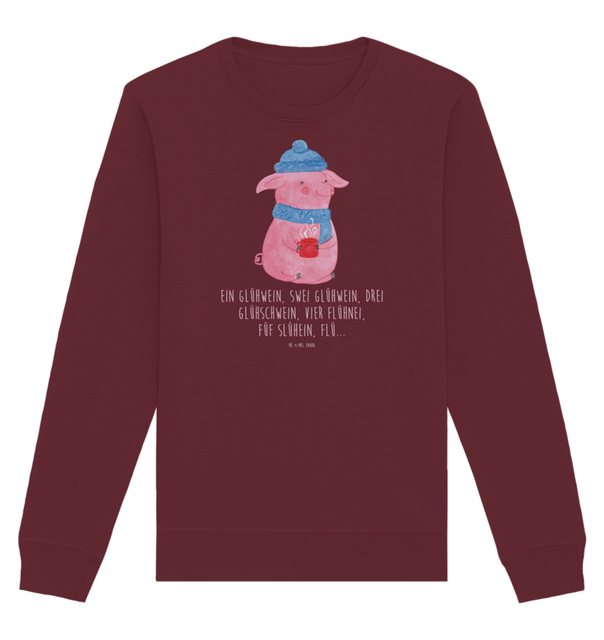 Mr. & Mrs. Panda Longpullover Größe M Schweinchen Glühwein - Burgundy - Ges günstig online kaufen